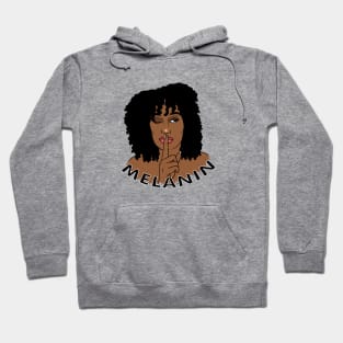 Afro Woman Melanin, Black Girl Magic Hoodie